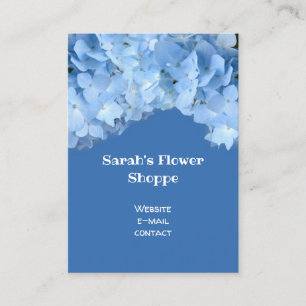 Blue Hydrangea Carte de visite féminine
