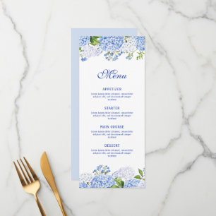Blue Hydrangea Classic Menu
