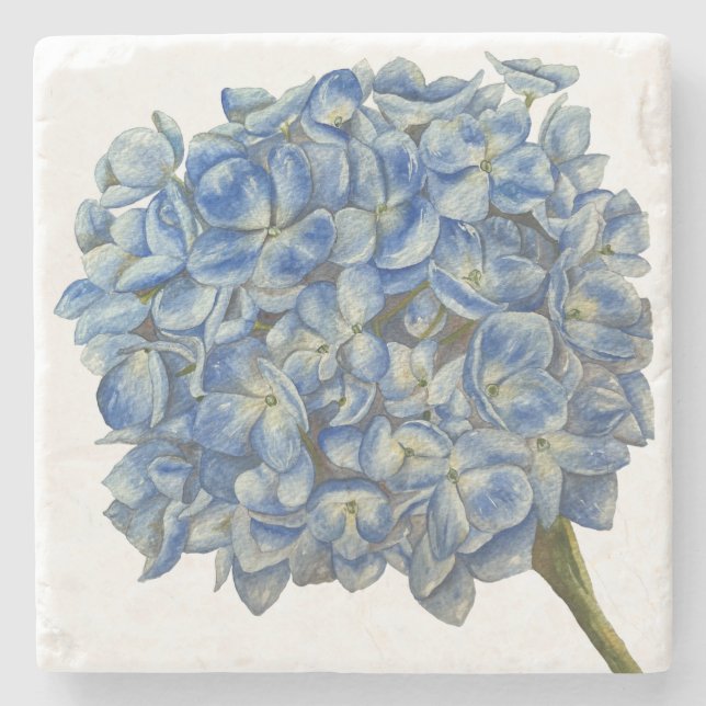 Blue Hydrangea Coaster (Front)