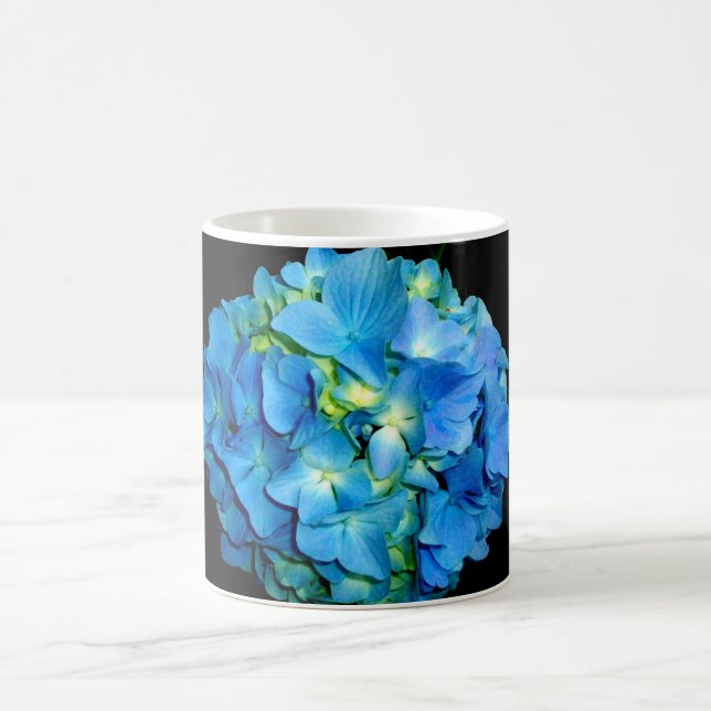 Blue Hydrangea Coffee Mug (Center)