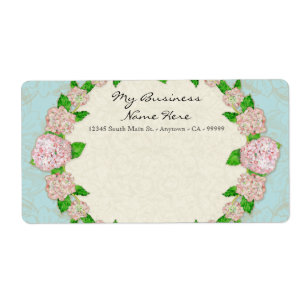 Blue Hydrangea dentelle Floral Formal Élégant Entr