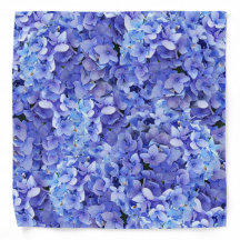 Blue Hydrangea Dog Bandana