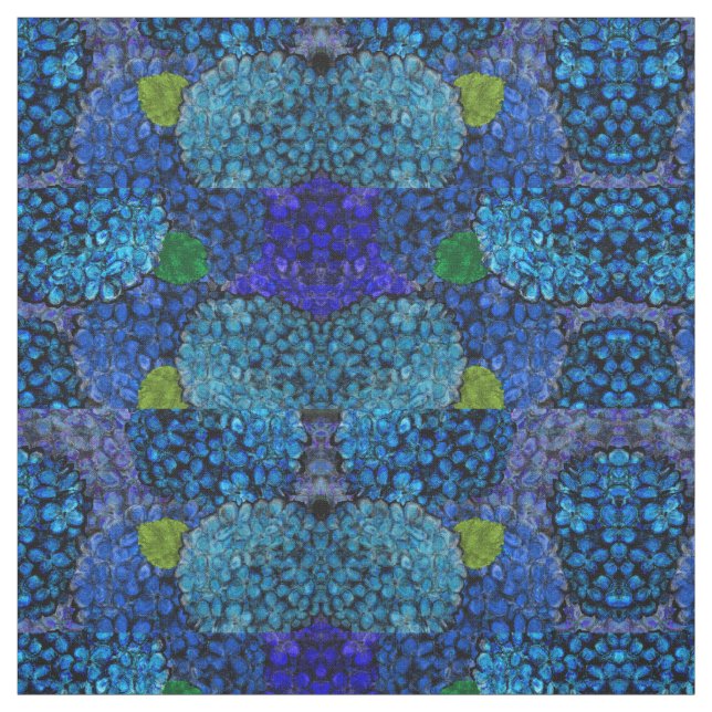 Blue Hydrangea Fabric (Swatch)