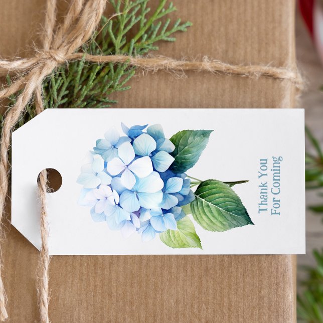 Blue Hydrangea Favour Tags & Gift Tags (Creator Uploaded)