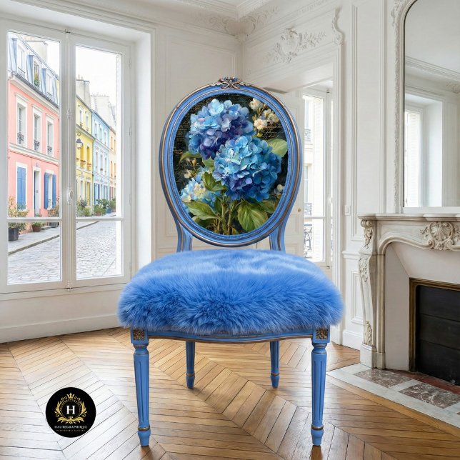 Blue Hydrangea Floral Decoupage Tissue Paper (Creator Uploaded)