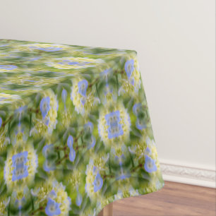 Blue Hydrangea Flower Abstract Nature      Tablecloth