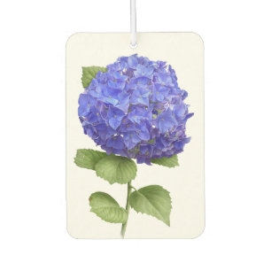Blue Hydrangea Flower Botanical Art Design Air Freshener