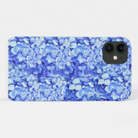 Blue Hydrangea Flower iPhone / iPad case