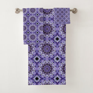 Blue Hydrangea Flower Petals Abstrait Art Motif