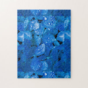 Blue Hydrangea Flower Puzzle