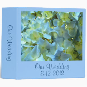 Blue Hydrangea Flowers Floral Flower Photo Binder