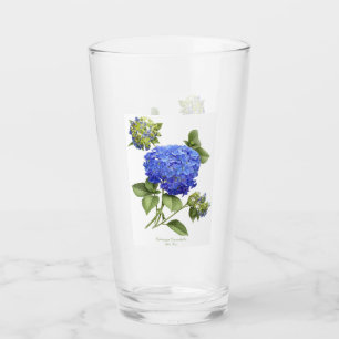Blue Hydrangea Glass