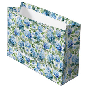 Blue Hydrangea Large Gift Bag
