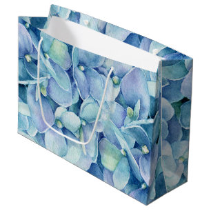 Blue Hydrangea Large Gift Bag