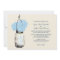 Blue Hydrangea Mason Jar Wedding Invitation