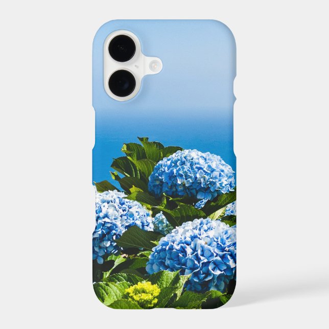 Blue Hydrangea on Gradient ocean Positano (Back)