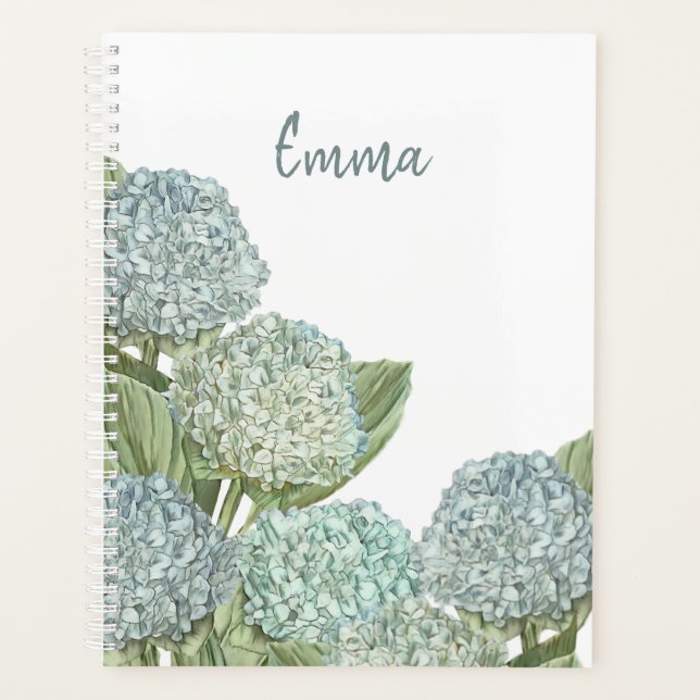 Blue Hydrangea Planner (Front)
