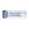 Blue Hydrangea Return Address