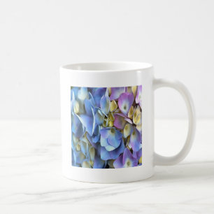 Blue Hydrangea Shrub Artistic Bossom Coffee Mug