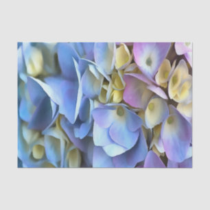 Blue Hydrangea Shrub Artistic Bossom Tissue Paper