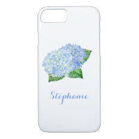 Blue Hydrangea Watercolor