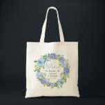 Blue Hydrangea Wedding Destination Welcome Bag<br><div class="desc">Blue Hydrangea Wedding Destination Welcome Bag | Blue Watercolor Flowers</div>