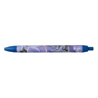 Blue Hydrangea with White Border Trim Pen
