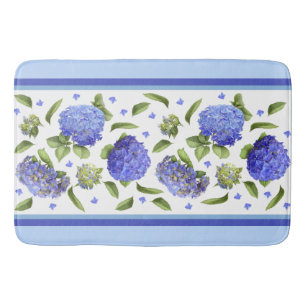 Blue Hydrangeas Bath Mat