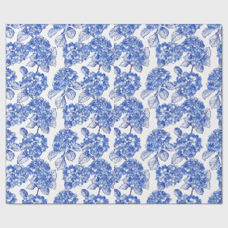 Blue Hydrangeas Collection Gift Wrap