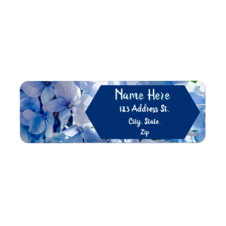 Blue Hydrangeas Custom Name