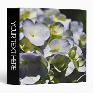 Blue Hydrangeas Flowers 2 Binder