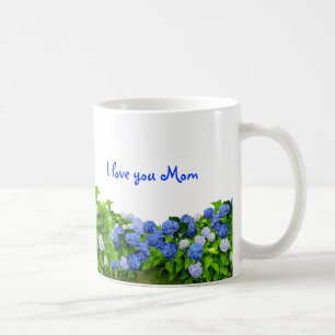 Blue Hydrangeas Mom's Coffee Mug