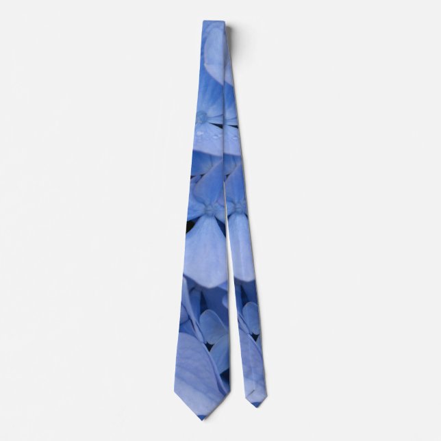 Blue Hydrangeas Tie (Front)