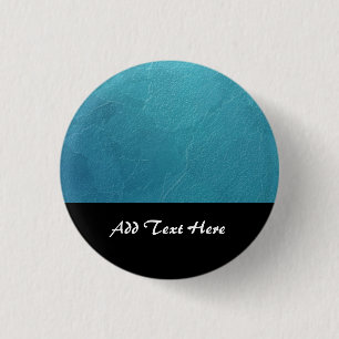 Blue Ice Abstract Artwork 1 Inch Round Button
