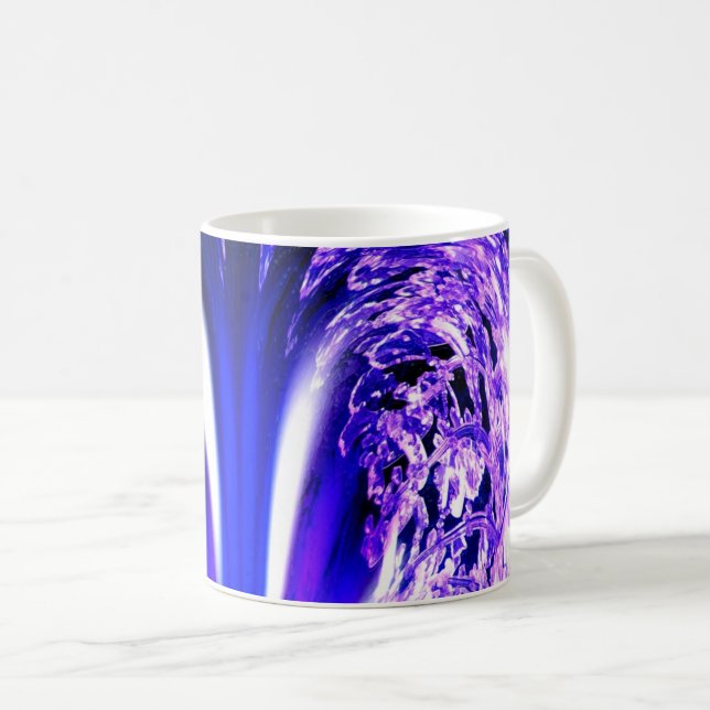Blue ice coffee mug (Front Right)