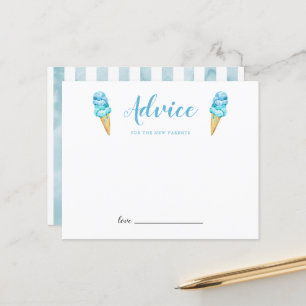 Blue Ice Cream Advice for the New Parents