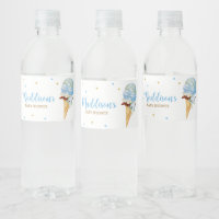 Blue Ice Cream Baby Shower 
