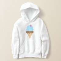 Blue Ice Cream Cone