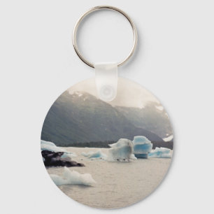 Blue Ice Keychain