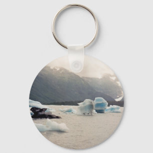 Blue Ice Keychain