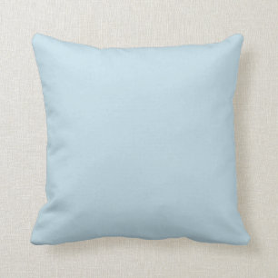 Blue Ice Solid Throw Pillow