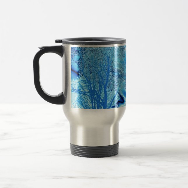Blue Iced Tree Mug *personalize* (Left)
