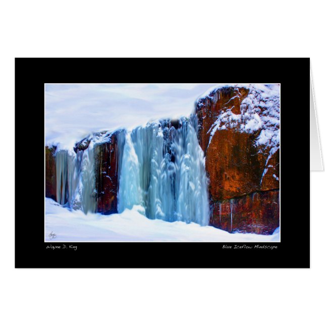 Blue Iceflow Mindscape (Front Horizontal)