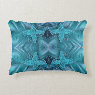 Blue Icing Abstract Decorative Pillow
