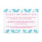 Blue Ikat Guest Information