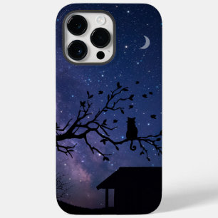 Blue Illustration Night Case-Mate iPhone 14 Pro Max Case