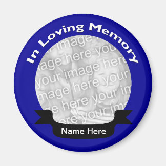 Blue In Memory Of Magnet