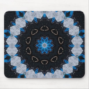Blue in the morning and night mouse pad