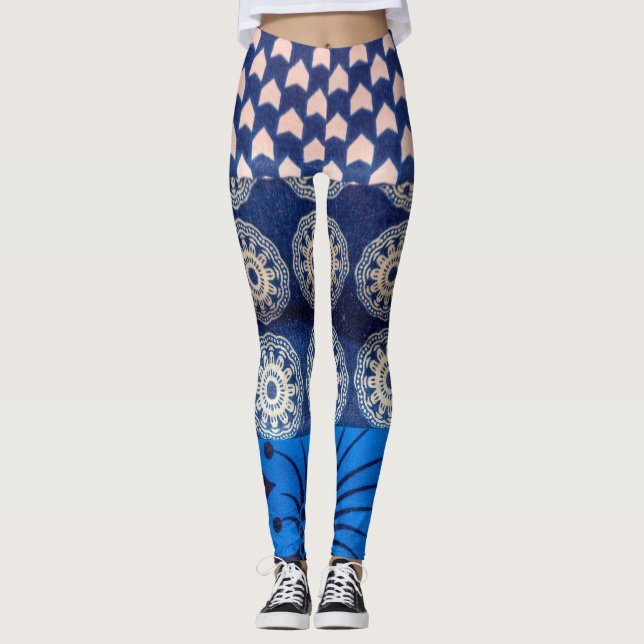Blue India Leggings (Front)