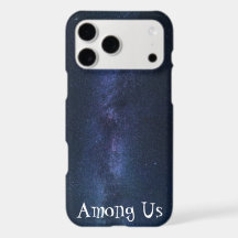 Blue  Infinite Galaxy Among Us Design